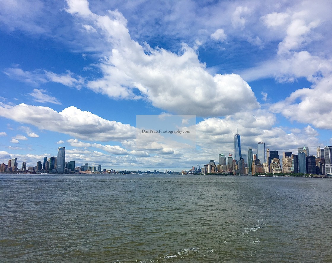 "New York, New Jersey and the Hudson River" stock image