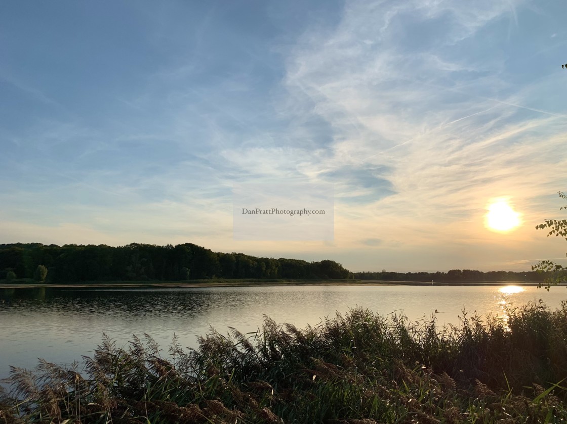 "Le Lac d'Ailette in France" stock image