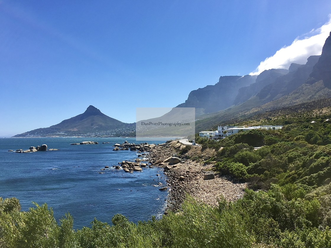 "Table Mountain in South Africa" stock image