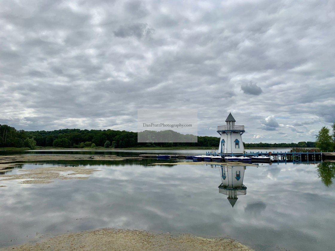 "Lac d'Ailette in France" stock image