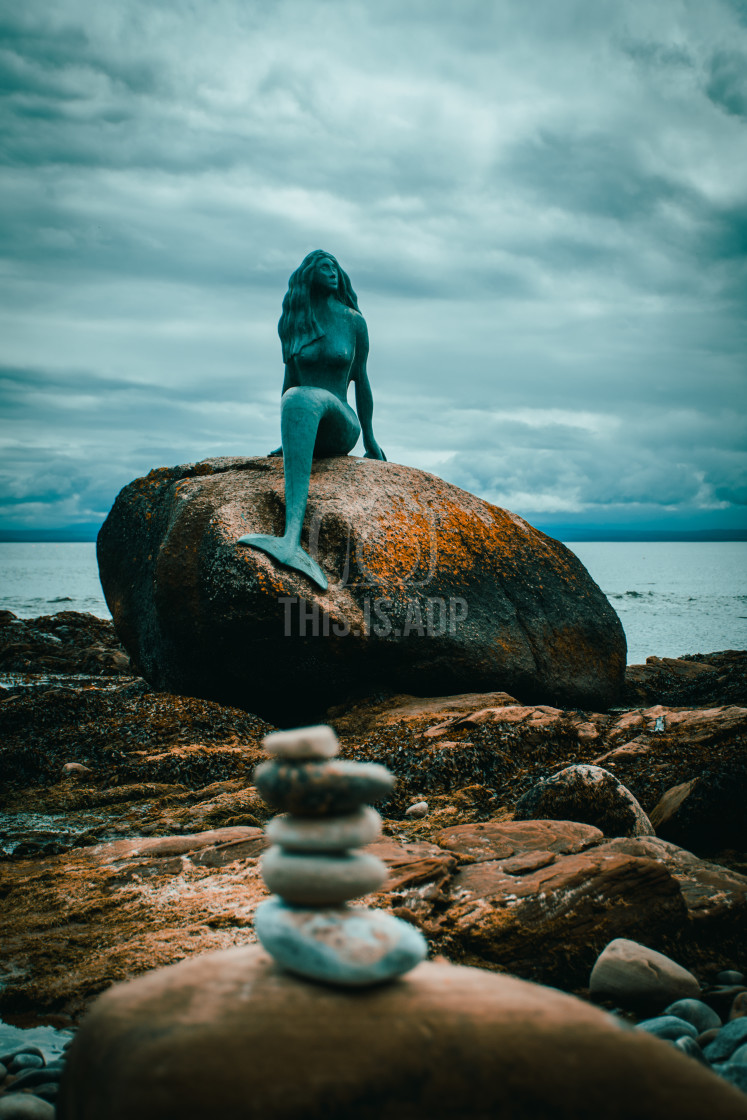 "Mermaid of the North" by Al Donnelly - £12.00 "Mermaid of the North" stock image