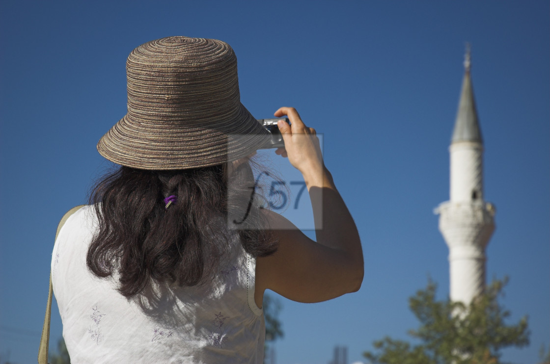 "Capturing an image" stock image