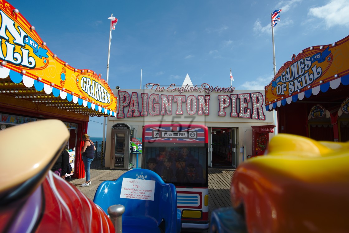 "Paignton Pier" stock image