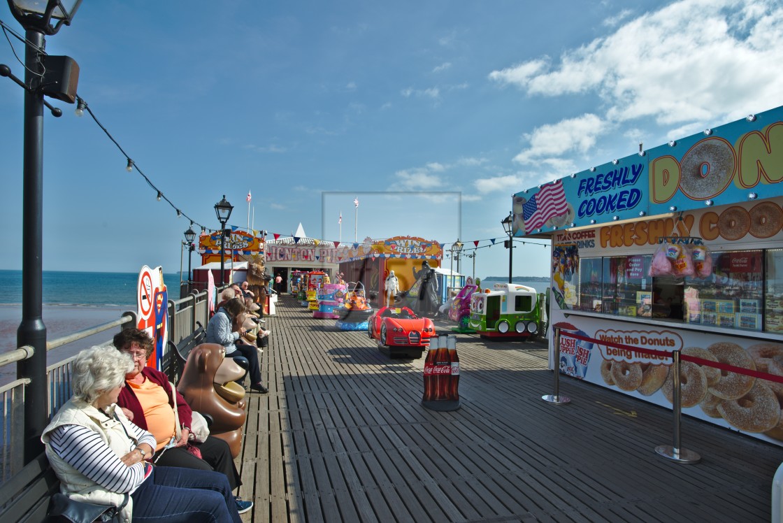 "Paignton Pier" stock image