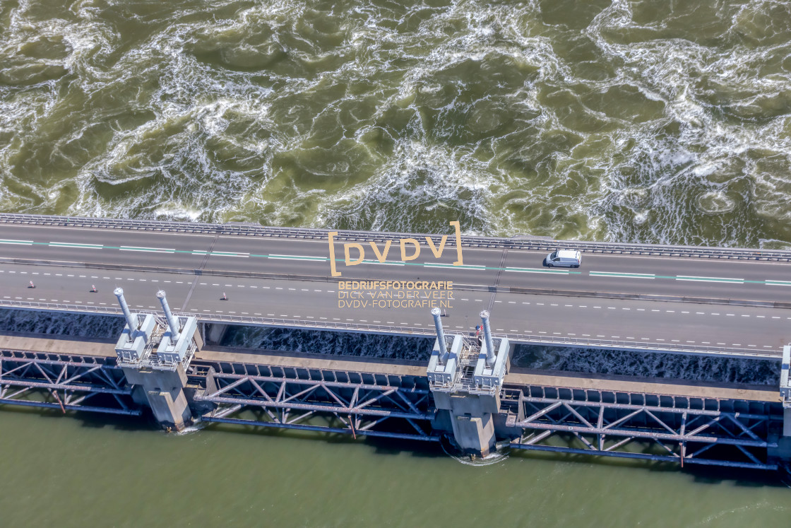 "100005 Oosterscheldekering" stock image