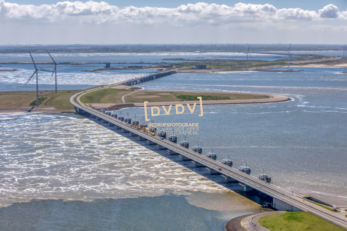 "100006 Oosterscheldekering" stock image