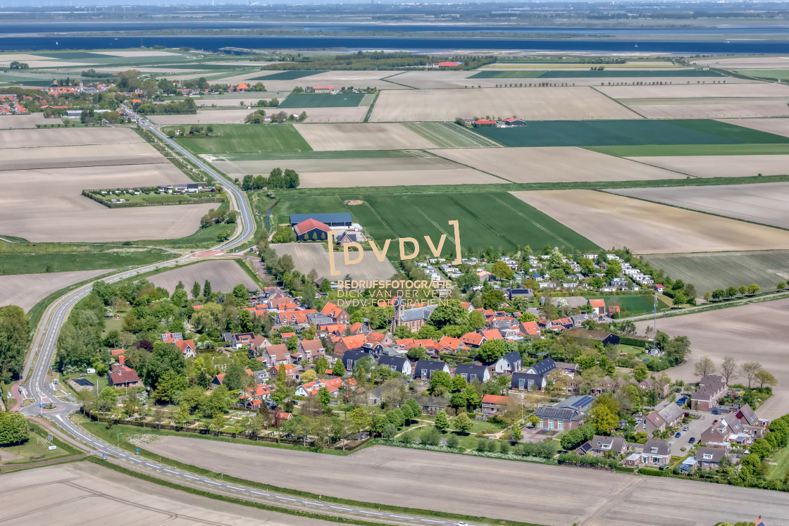 "100007 Noordgauwe Luchtfoto" by Dick van der Veer - $15.06 "100007 Noordgauwe Luchtfoto" stock image