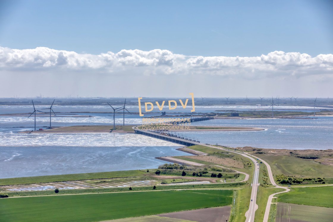 "100009 Oosterscheldekering" stock image