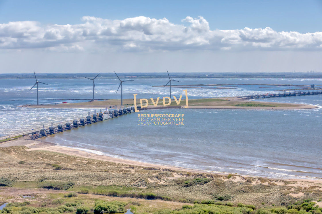 "100010 Oosterscheldekering" stock image