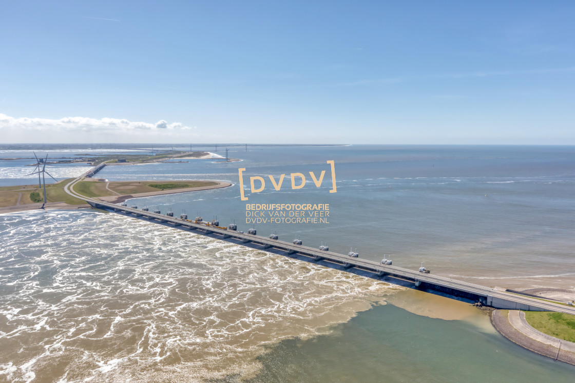 "100018 Oosterscheldekering" stock image