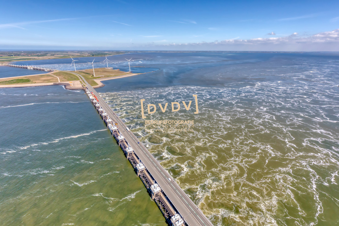 "100020 Oosterscheldekering" stock image