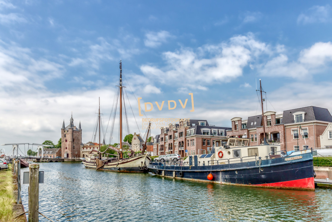 "100027 Oude Haven van Zierikzee" stock image