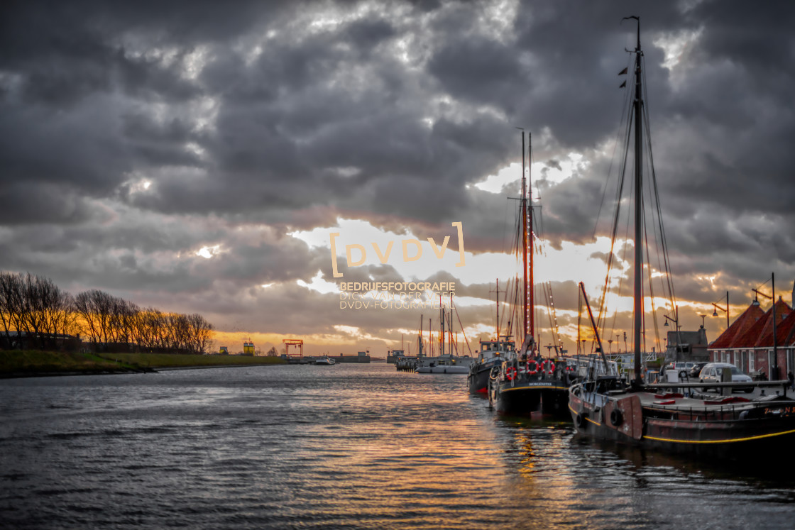 "100131 Havenkanaal Zierikzee" stock image