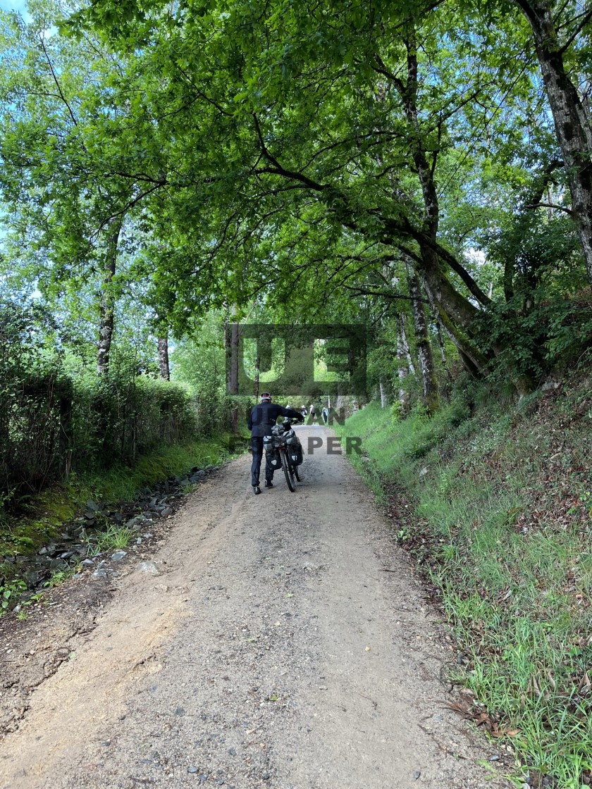 "Camino de Santiago" stock image