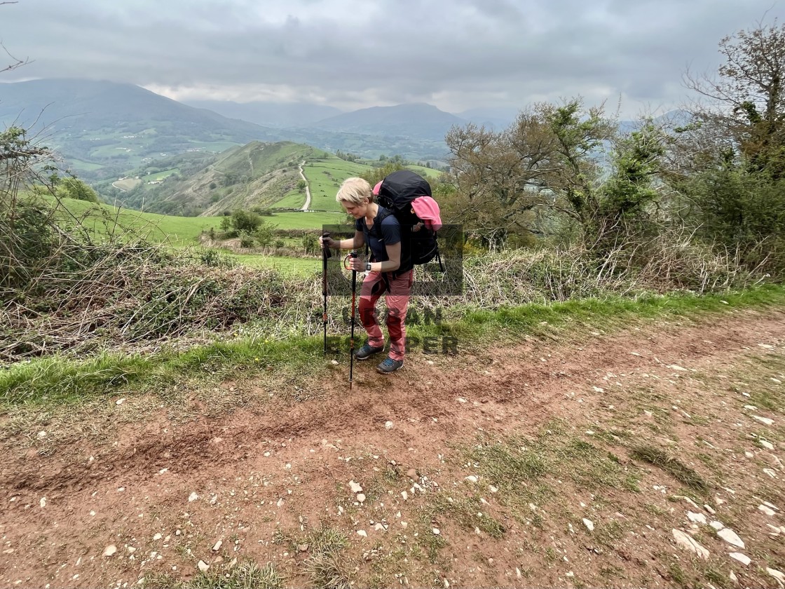 "Camino de Santiago" stock image