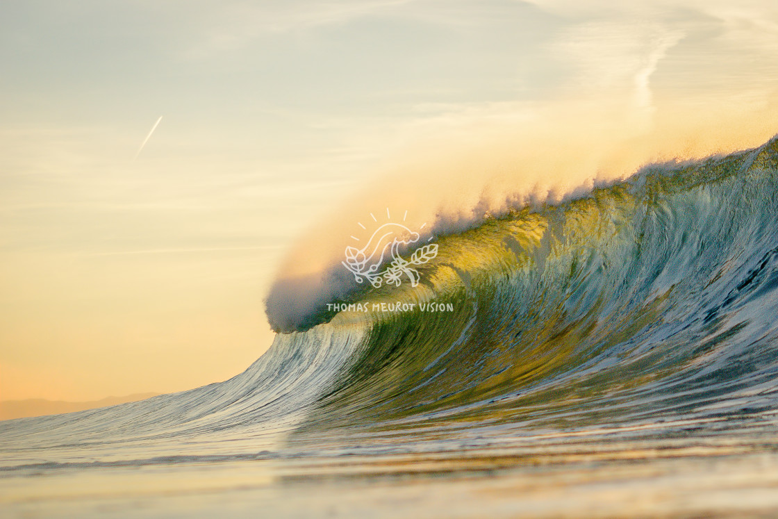 "SURF seignosse Small waves Sunset ocean atlantic Capbreton Southwest France..." by Thomas Meurot - $37.90 "SURF seignosse Small waves Sunset ocean atlantic Capbreton Southwest France..." stock image