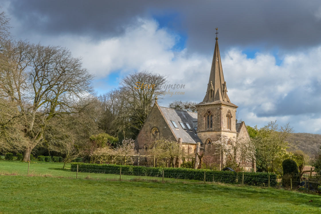 "A Village Church In Somerset, England" stock image