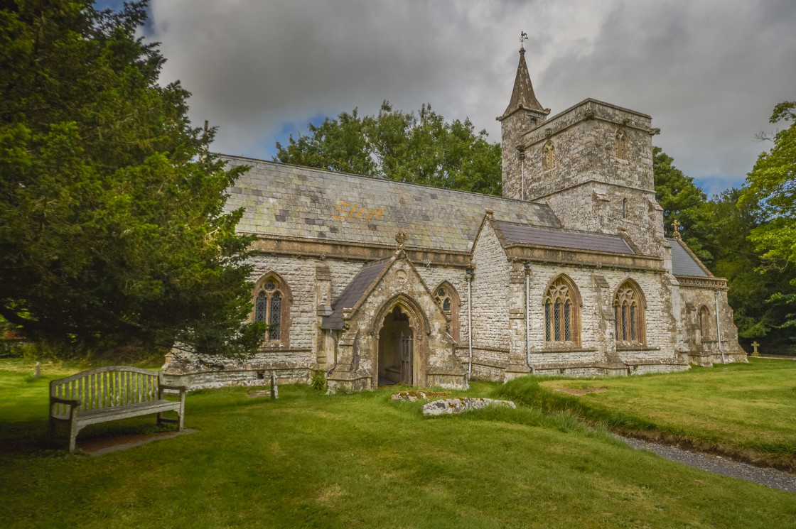 "Church In Wiltshire, England" stock image