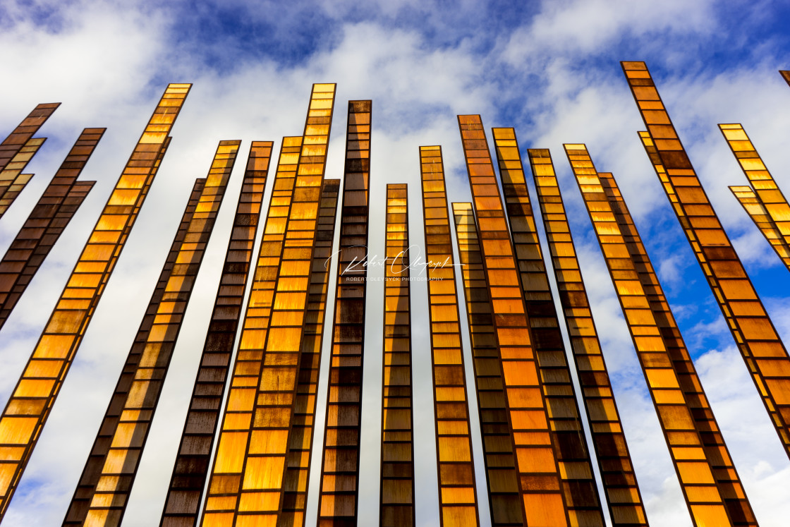 "Seattle Center Architectural Art" stock image