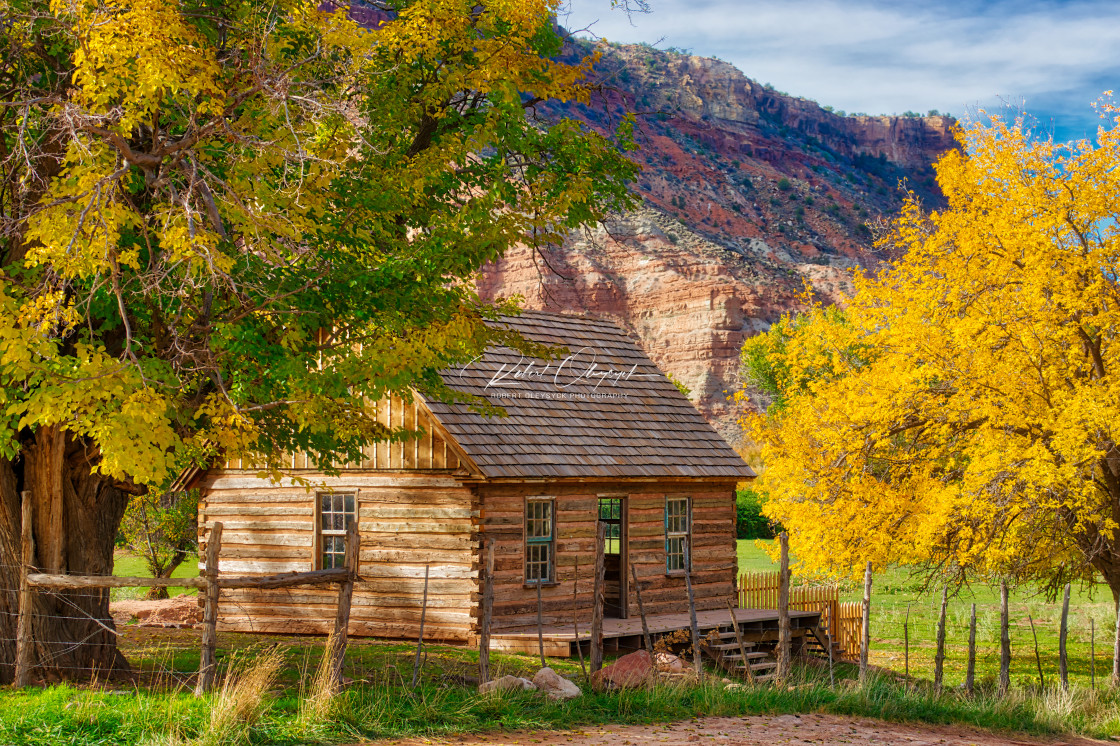 "Restored 1800's Home" stock image