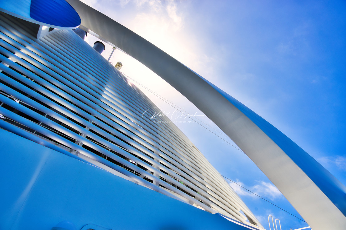 "Cruise Ship Engine Housing Compartment" stock image