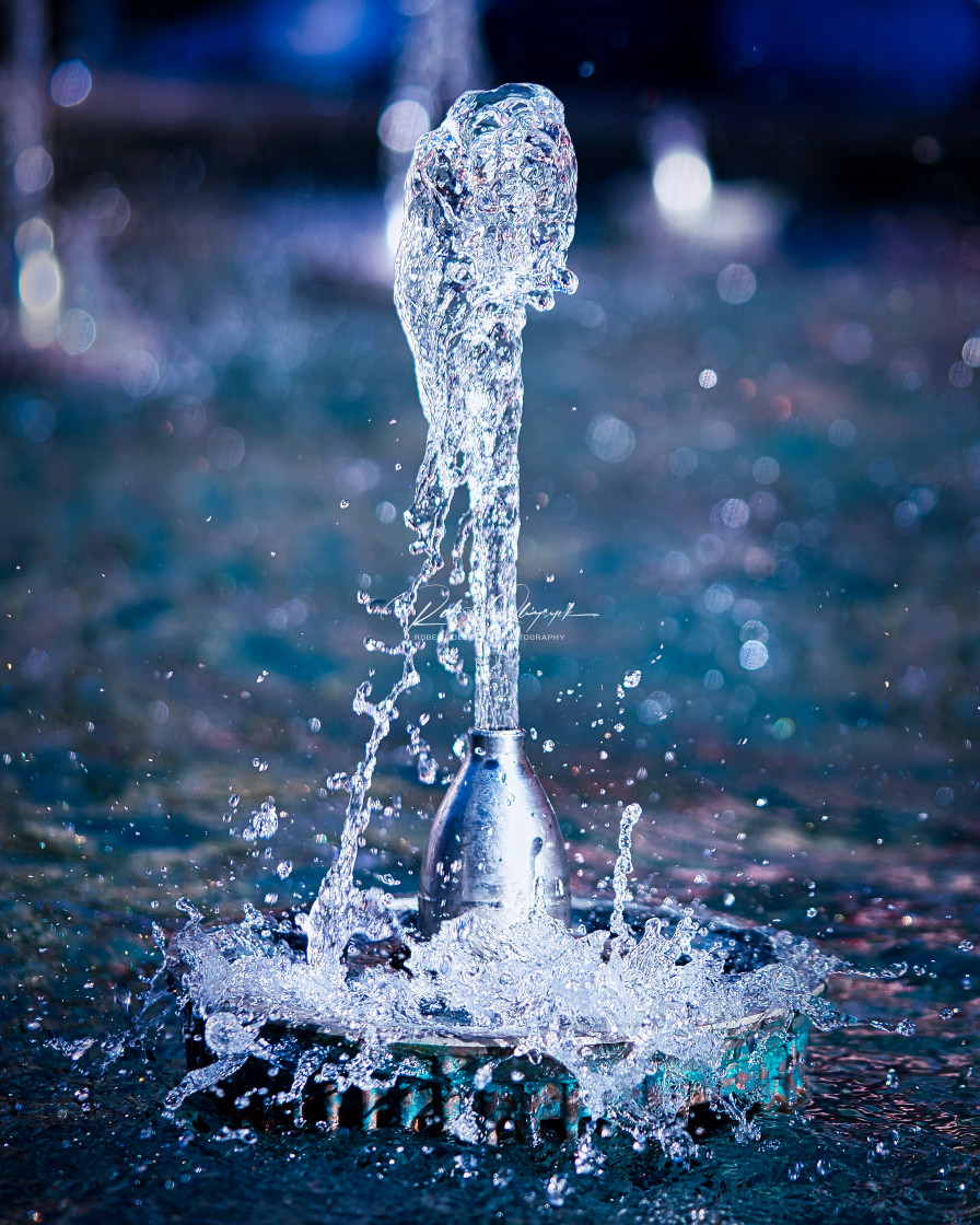 "Water Fountain Closeup 1" stock image
