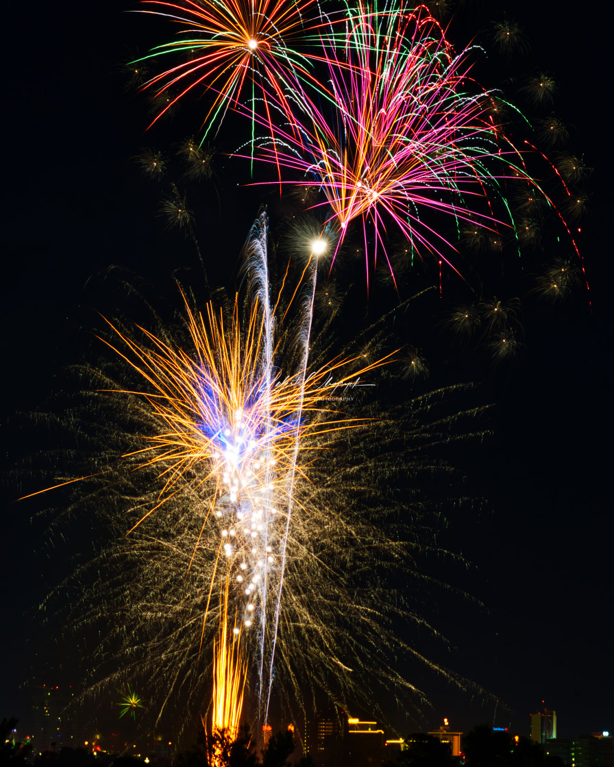 "4th of July Fireworks 2 - Las Vegas" stock image