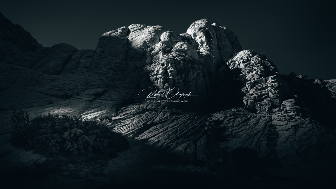 "White Rock Amphitheater Peaks" stock image