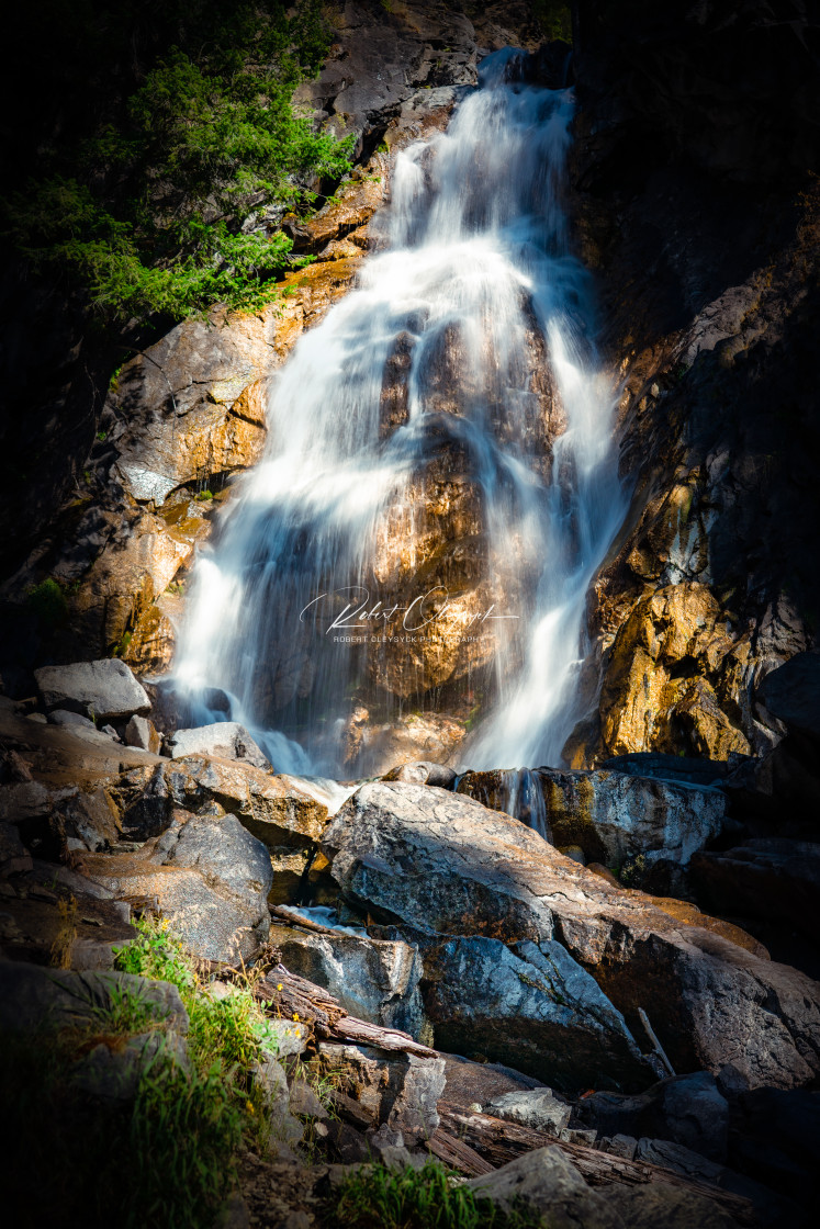 "Holland Falls Montana Color" stock image