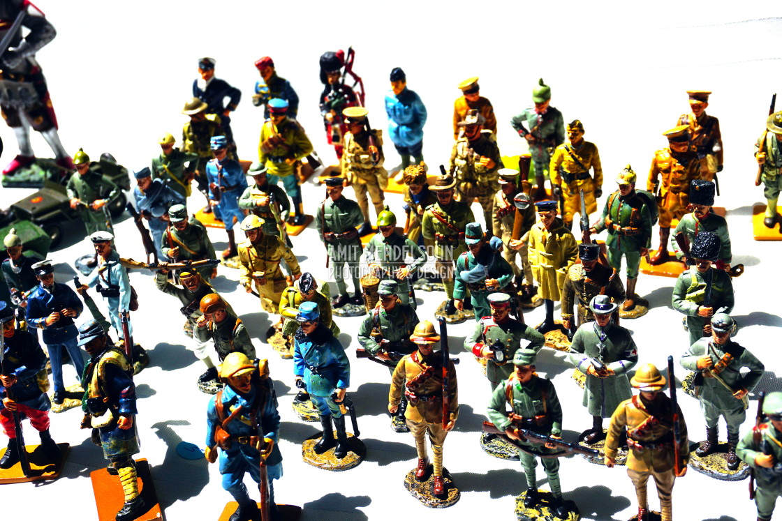 "Toy soldiers" stock image