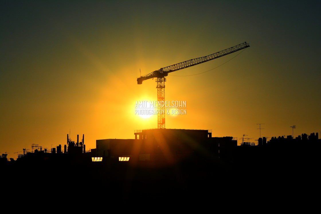 "A crane" stock image