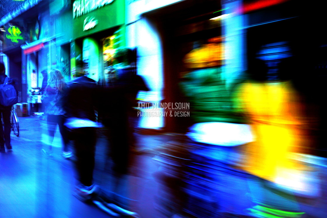 "colourful motion" stock image