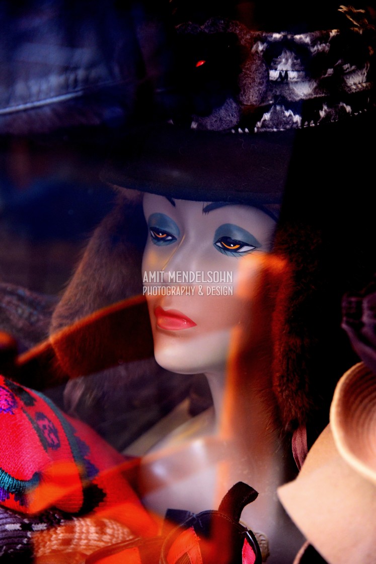 "a mannequin light by flares" stock image