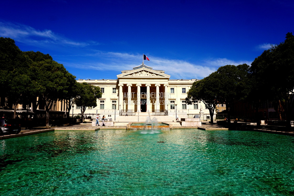 "Marseille's court" stock image