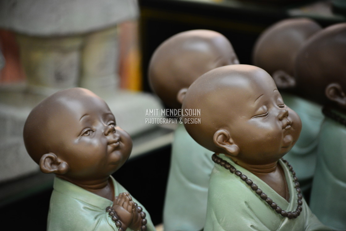 "Buddha babies" stock image