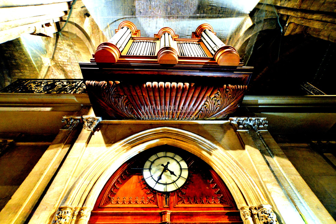 "The organ of st. victor" stock image