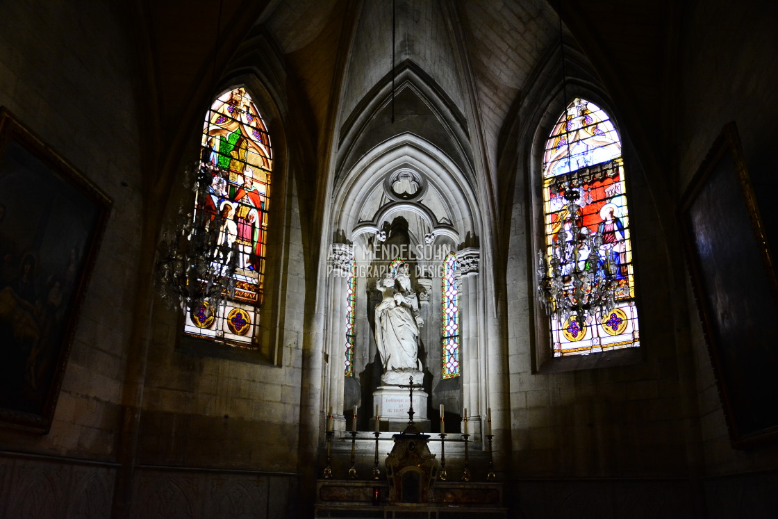 "Arles cathedral" stock image