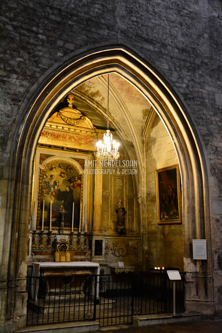 "Arles cathedral" stock image