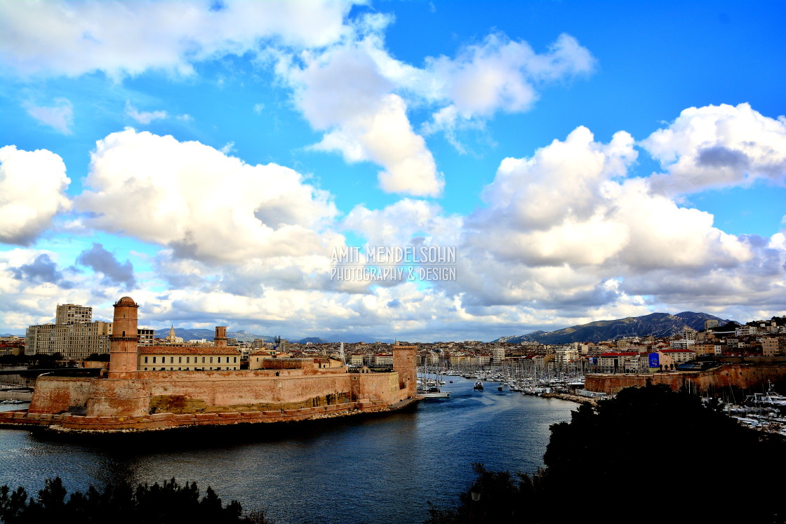 "The entrance to the old port" stock image