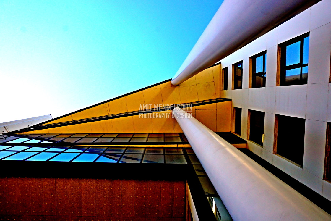 "The view from below" stock image