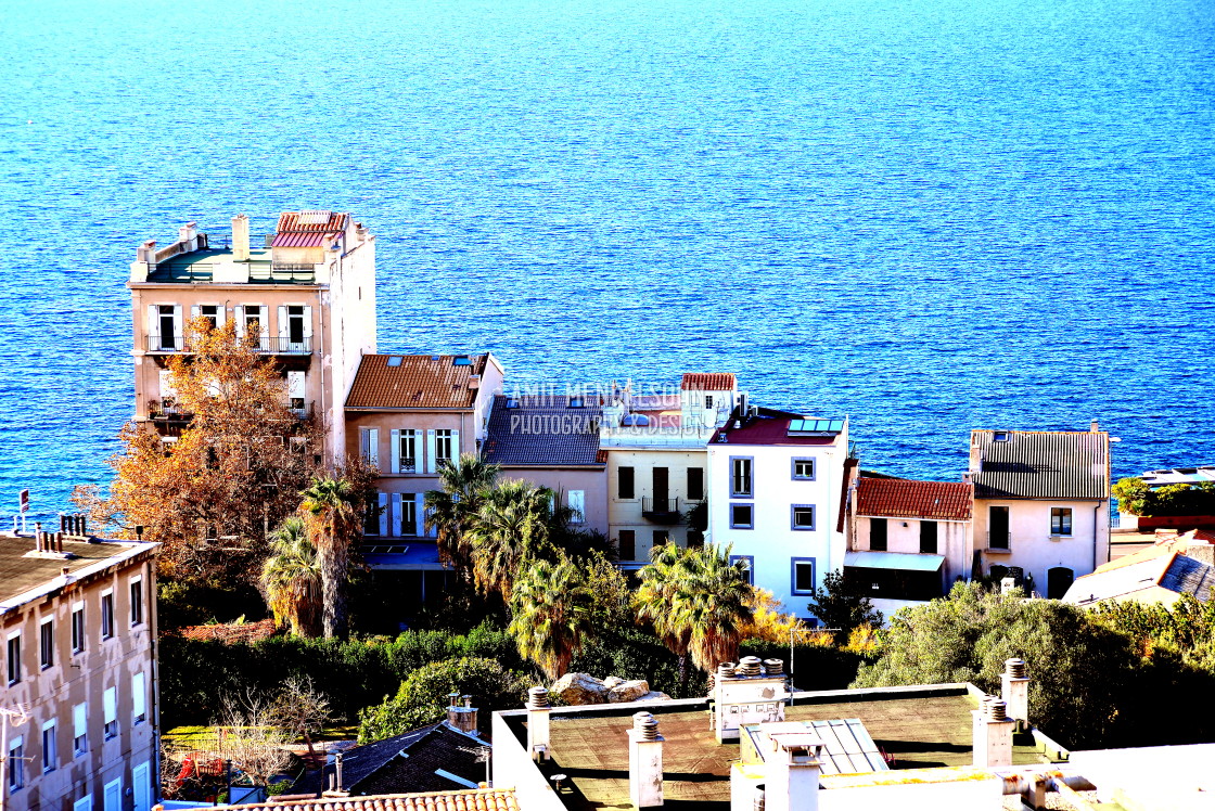 "Buildings above the water line" stock image