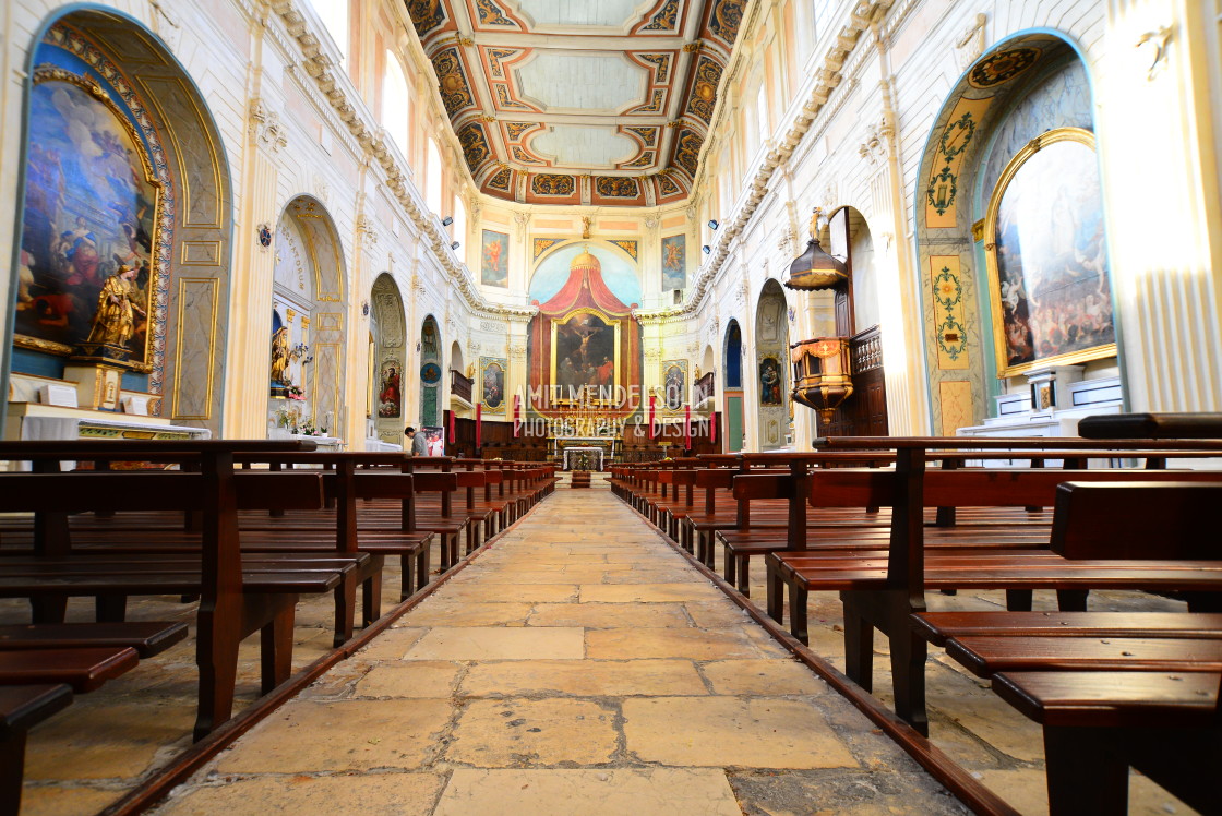 "The church of Martigues" stock image