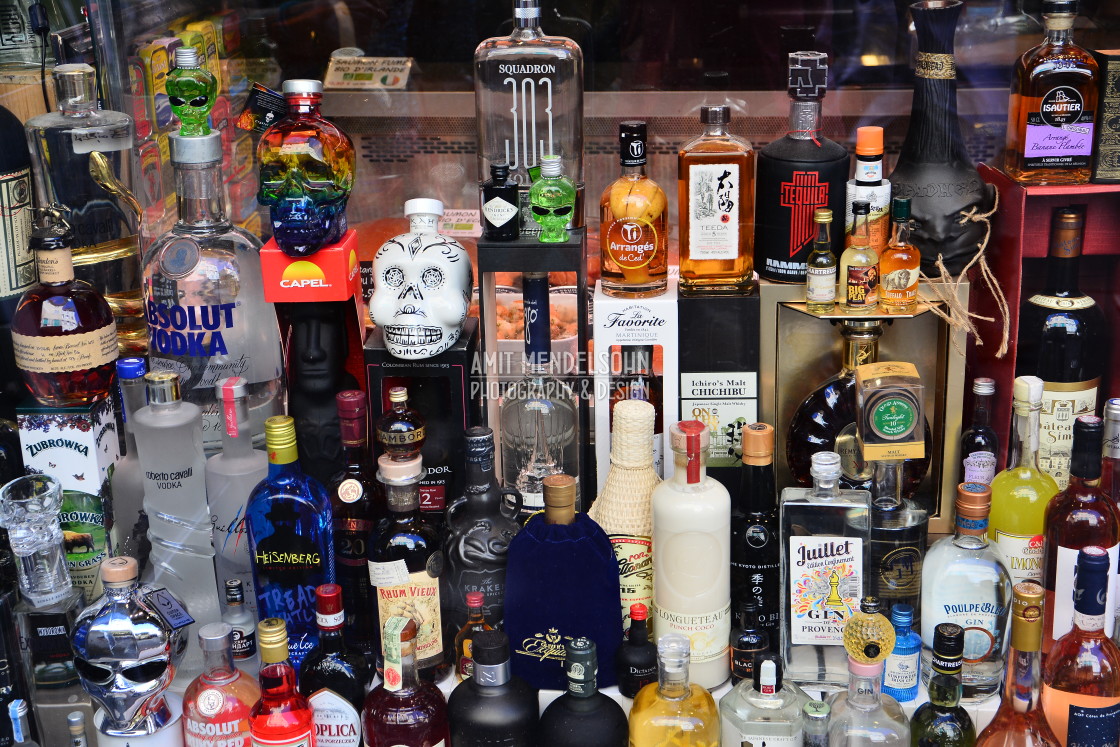 "Alcohol collection 1" stock image