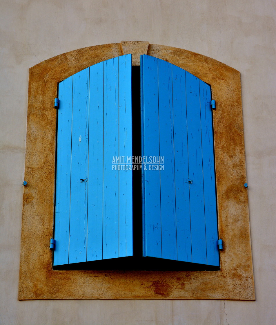 "A blue window" stock image