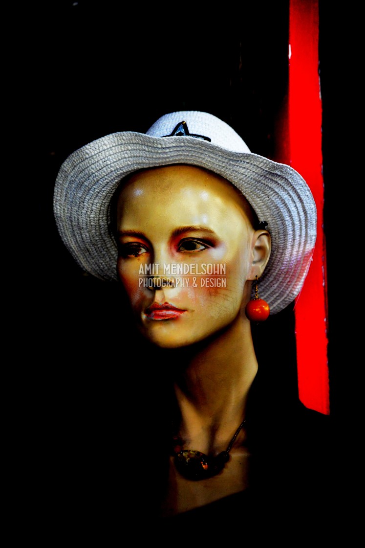 "A tough woman mannequin" stock image