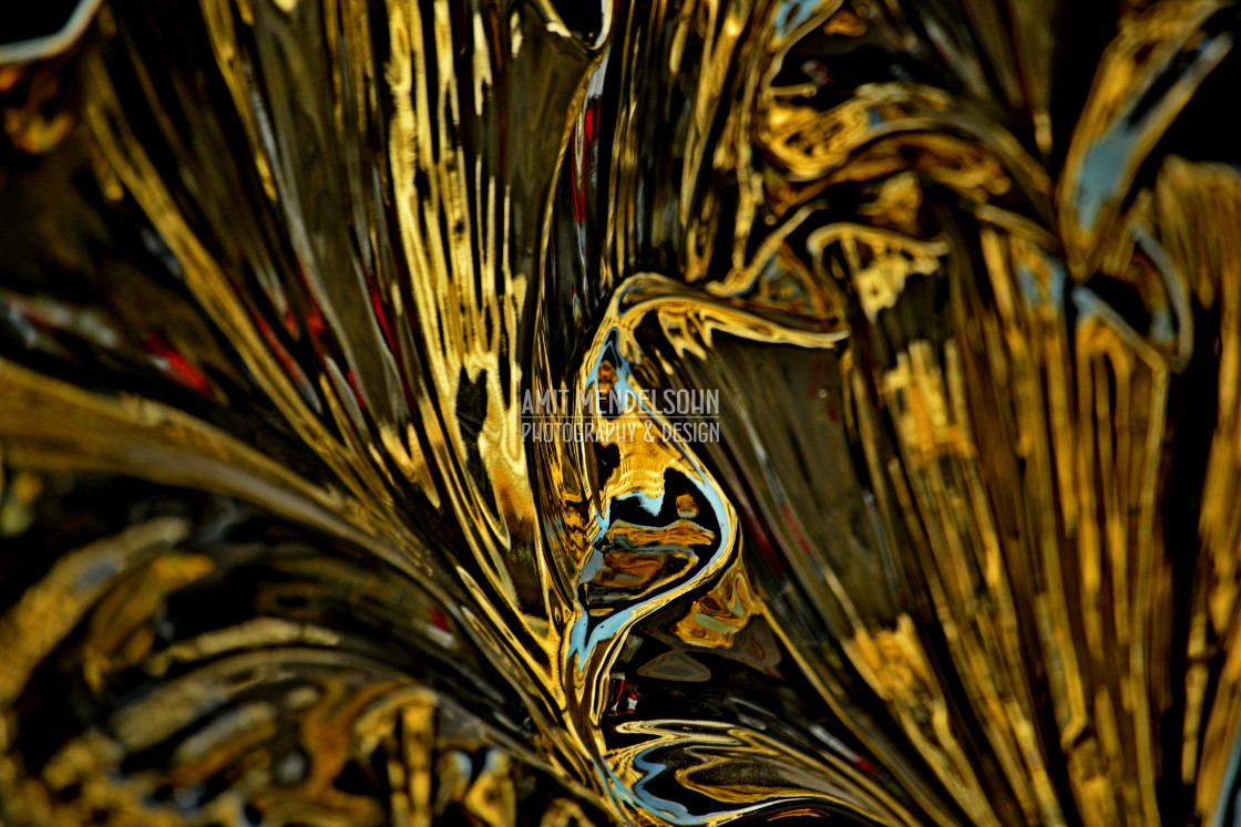 "Abstract smear of gold" stock image