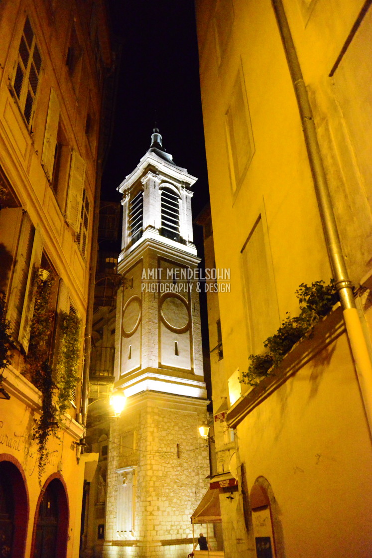 "The church tower" stock image