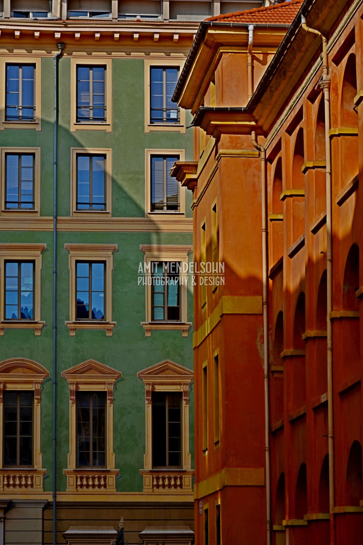 "Two buildings" stock image