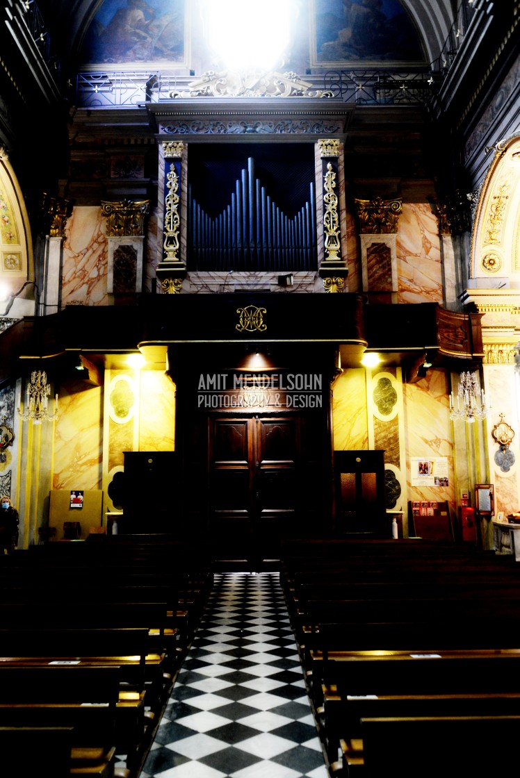 "A church in Nice" stock image