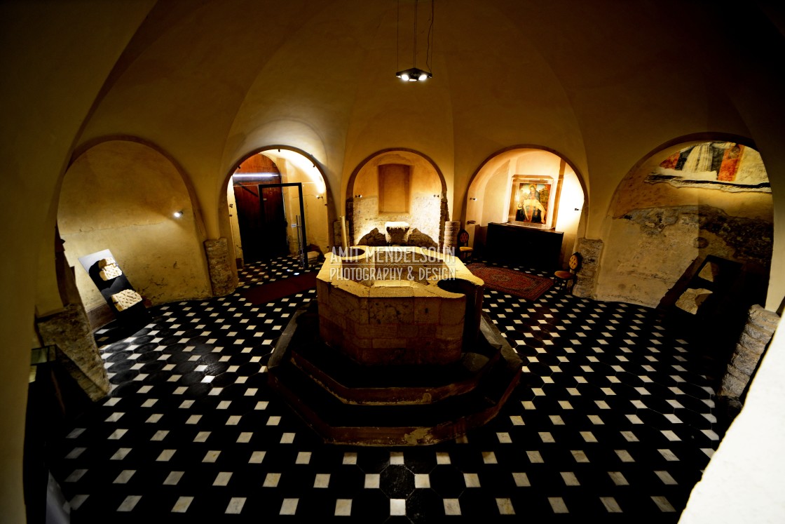 "Cathedral of Ventimiglia - Baptistry" stock image